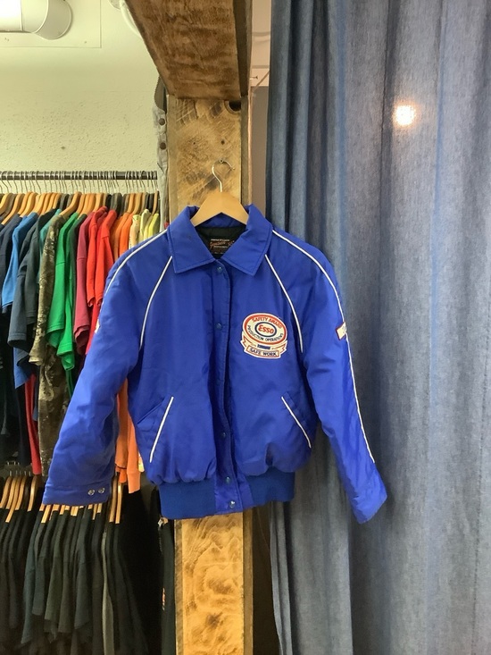 Vintage Other - Vintage esso blue bomber jacket